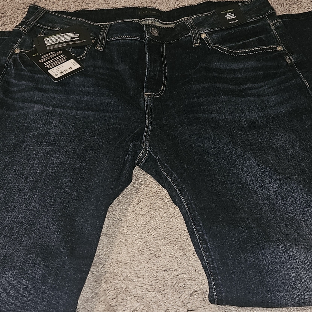 Silver Jeans Dark Blue Denim
